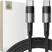 Tech-Protect ULTRABOOST USB-C-kabel, PD60W/3A, 200 cm, grijs