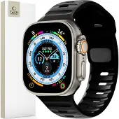 Tech-Protect - ICONBAND - LINE APPLE WATCH - 4 / 5 / 6 / 7 / 8 / 9 / SE / ULTRA - 1 / 2 - (42 / 44 / 45 / 49 - MM) - ZWART