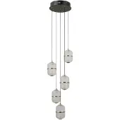 ITALUX LED-hanglamp 28W ALANI PND-34375-5-BK van