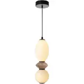 ITALUX Balos LED hanglamp, zwart, 12W, 1500lm