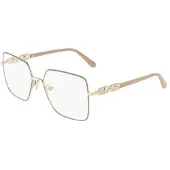 Ferragamo SF2241 56/17/145 Gouden/nude Metalen Zonnebril Vrouw SF2241