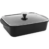 Orion Granieten braadpan met rechthoekig deksel GRANDE 4,4 l, 35x22,5 cm