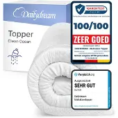 Nivion - Topper - Matrastopper - 90x200cm - Memory Foam - 5cm dik - Model Clean Ocean M - traagschuim