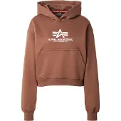 Alpha industries Sweatshirt ombergrijs / pastelroze