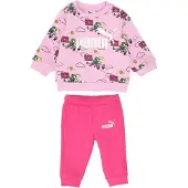 Puma Joggingpak groen / mauve / pink / wit
