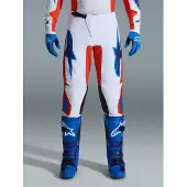 Alpinestars Fluid Grid Crossbroek Oranje/Wit/Blauw 30, Mannen
