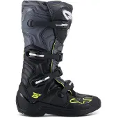 Alpinestars Tech 5 Schoenen Zwart Cool Grijs Geel Fluo Maat US 9