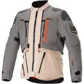 Alpinestars AMT-10R Drystar XF Jas Fur Grijs Lichtbruin SPC Oranje Maat L