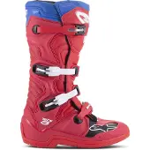 Alpinestars Tech 5 Schoenen Licht Rood Donker Rood Blauw Maat US 11