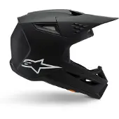 Alpinestars S-M3 Youth Solid Mat Zwart Offroad Helm Maat S