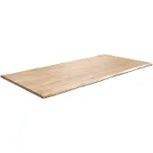DELIFE Tafelblad Edge Eiche natuur 200x100x2,5-3 Live-Edge