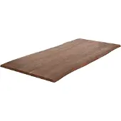 DELIFE Tafelblad Edge acacia bruin 200x100cm Live-Edge