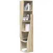 vidaXL Hoekkast 27,5x27x140cm Bewerkt hout Sonoma Eik