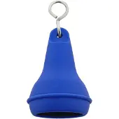 Combicraft Hotel sleutelhanger Mayfair met open onderkant 41x70mm blauw - 50 stuks