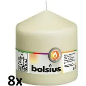 Bolsius Stompkaars 100/100 Ivoor (per 8 stuks)