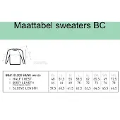 B&C Dames Sweater Rood- KERST-KOE- warme trui-Maat XL- Foute Kersttrui.