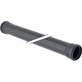 Geberit Silent-Pro buis met twee steekmoffen, 393.511.14.1