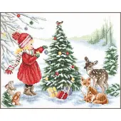 Vervaco - Telpakket kit - Kerst - Versieren voor Kerstmis - PN-0206743 - Borduren - Borduurpakket - Borduurpakket volwassenen