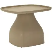 Mauro Ferretti bijzettafel Gea, 48x48x38 cm, grijs