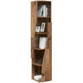 vidaXL Hoekkast 27,5x27x140cm Bewerkt hout Oudhout