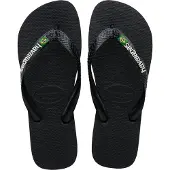 Havaianas Strand-/badschoen 'BRASIL LOGO' zwart