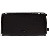 Livoo Long slot toaster - - DOD168N - 900 W - Adjustable thermostat: 7 levels - Black