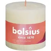 Bolsius Stompkaars Rustiek Shine Crème 62 Uur D 10 H 10 Cm