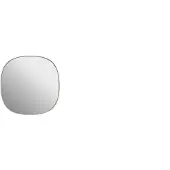 Muuto Framed spiegel Grey-clear, 40x40 cm