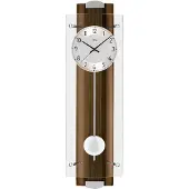 AMS radiogestuurde wandklok, met radiogestuurd uurwerk, afmetingen 17x66x10 cm, modelnummer 5259/1