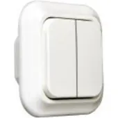 OPUSgreenNet 563131 Wandschakelaar Wit EnOcean