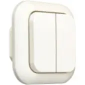 OPUSgreenNet 563129 Wandschakelaar Wit EnOcean