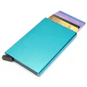 Dstrct Figuretta - metallic pasjeshouder Aluminium | Maat 1