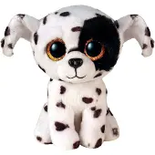 TY Peluche Beanie Boo's Small Luther le Dalmatien Blanc et Noir