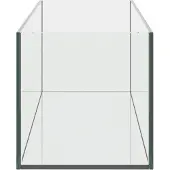 vidaXL - Aquarium - met - opslag - Doorzichtig - 80 - x - 20 - x - 20 - cm - Glas