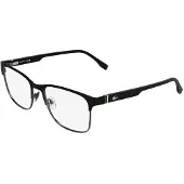 Lacoste L2319 57/18/150 Matte zwarte Metalen Zonnebril MAN L2319