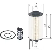 Bosch F 026 402 177 Brandstoffilter