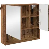 vidaXL Badkamermeubel Set 3 st Oud Hout 61 x 35 x 64 cm