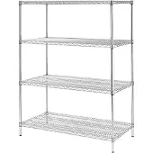 Vogue voorraadrek met 4 schappen 152,5x61cm