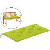 vidaXL Tuinbankkussen 100x50x7 cm oxford stof heldergroen