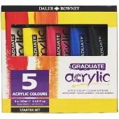 Daler Rowney Graduate Set acrylverf 5 x 120 ml