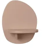 Ferm Living Pilu Schap H25 Cm - Wandplanken Mdf Rose - 1104271042