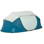 Coleman TENTE 2 PERSONNES GALIANO 2 BLEUE - impermeable 2000mm - 1 chambre - ultra compacte et legere - toile anti-uv - ideal fe