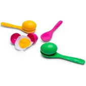 BS Toys Ei-Stafette - Eierlopen - Estafette Spel - 1 tot 4 Spelers - Vanaf 4 jaar - Balans Spel
