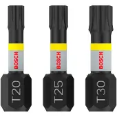 Bosch SCHROEFBIT IMPACT CONTROL T20/25/30 25MM 3ST