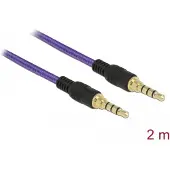 DeLOCK 85599 Audio-Kabel Violett