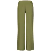 Smashed Lemon Stijlvolle wide-leg broek met gladde tailleband |