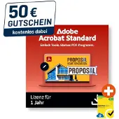 Adobe Acrobat Standard + Norton 360 Deluxe voor 3 Apparaten | 1 Gebruiker | 1 Jaar | Windows