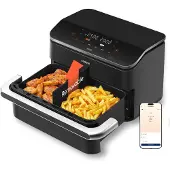 Cosori Airfryer, Dual Blaze Twinfry, met flexibele compartimenten, 10 liter