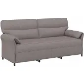 vidaXL 3-Zits Sofa Taupe 198 x 83 x 95 cm