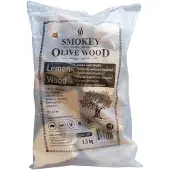 Smokey Olive Wood Citroenhout Chunks Nr5 - Langdurig Roken - Gemakkelijk te Gebruiken - 1,5 kg - Rookchunks BBQ - Rookhout